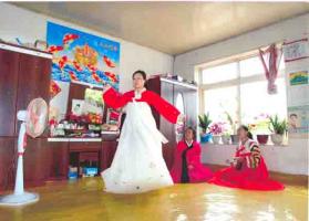 Yanbian Korean Woman Dancing